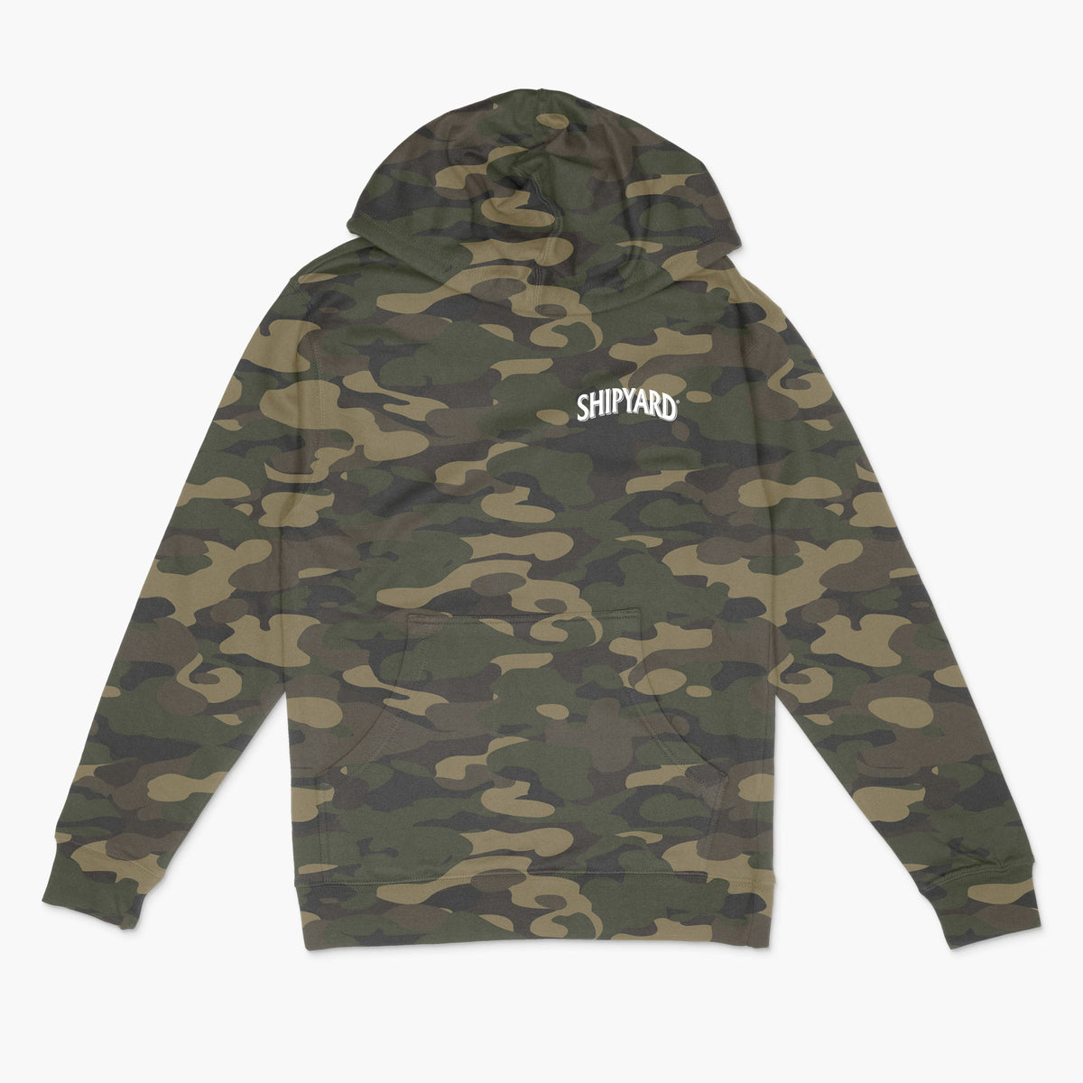 Green camo shop supreme hoodie