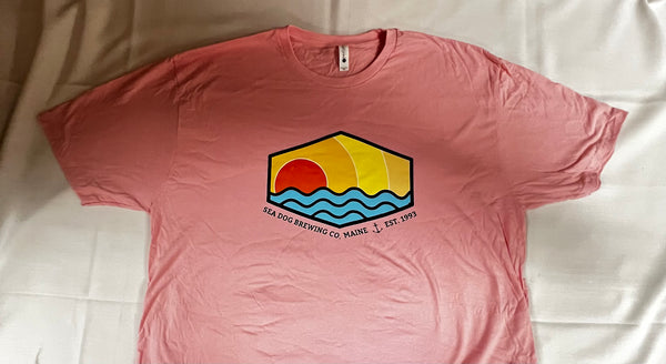 Sea Dog Sunrise Waves Tee