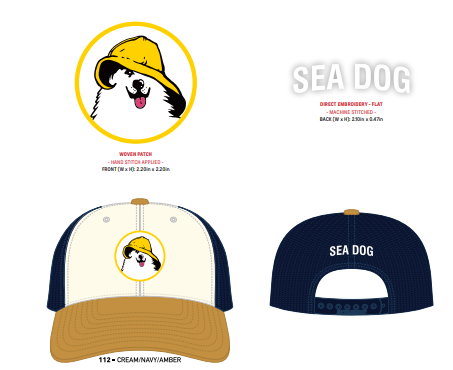 Sea Dog Patch Trucker Hat