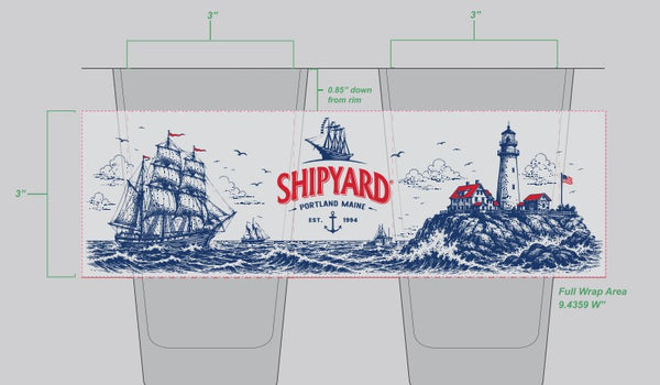 Shipyard Lighthouse Glass