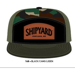 Camo 7 Panel Trucker