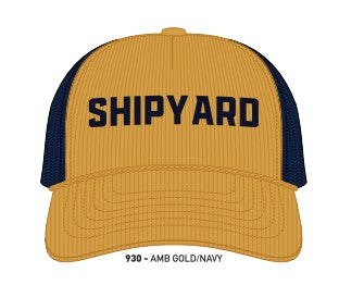 Corduroy Puff Text Trucker Hat