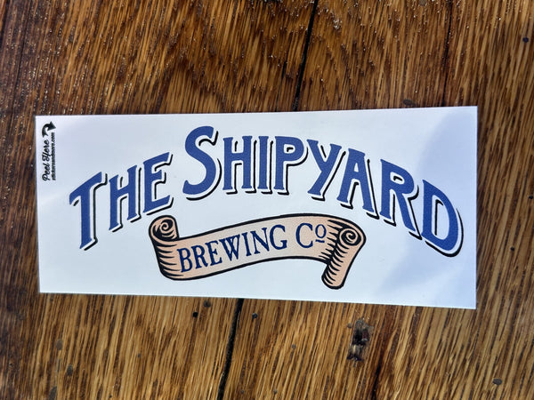 The Shipyard rectangle sticker