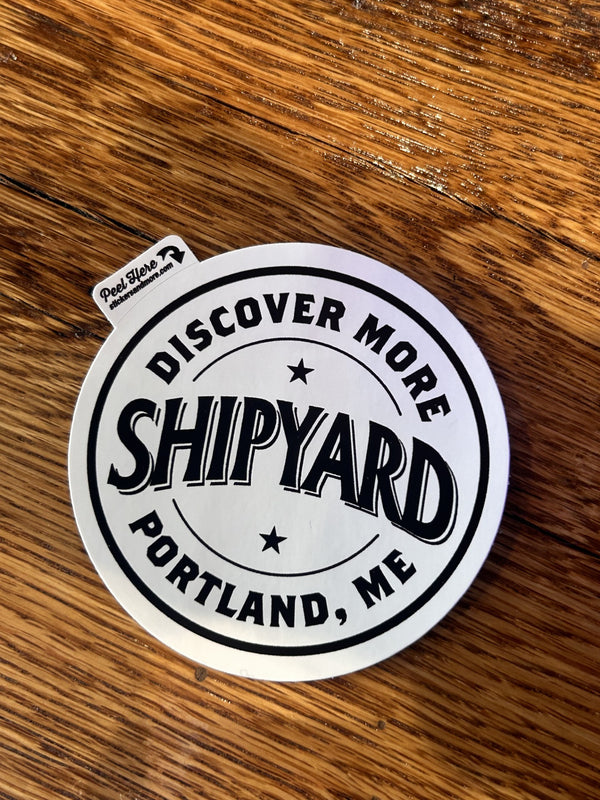 Round Discover More sticker