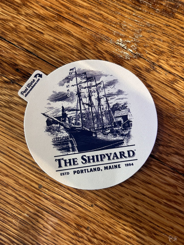 The Shipyard Round Sticker