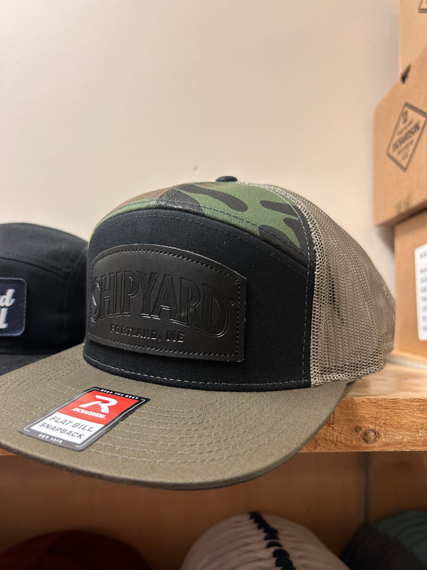 Camo 7 Panel Trucker