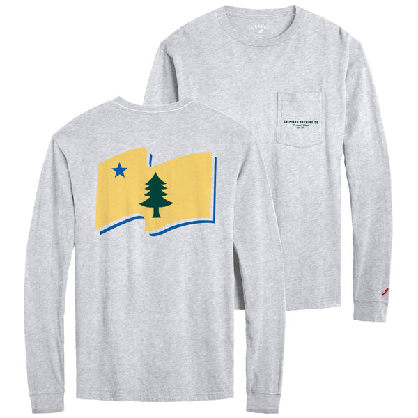 Original Maine Flag Long Sleeve Shirt